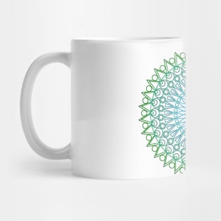 Green mandala Mug